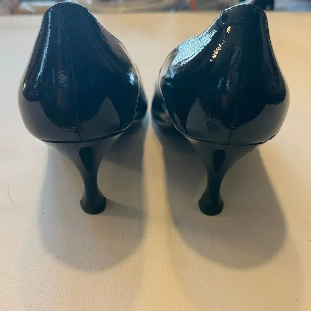Geox Women's Shiny Black Heels